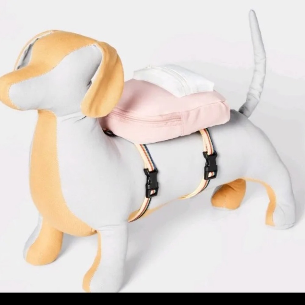 Boots & Barkley Backpack Adjustable Dog Harness PINK NEW Medium or Small Choose! - Picture 6 of 12